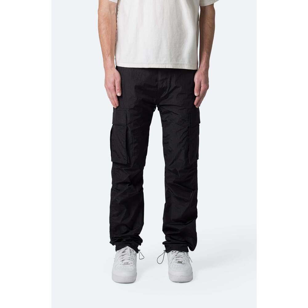 mnml Crinkle Cargo Pants - Black Size 30Black / 30